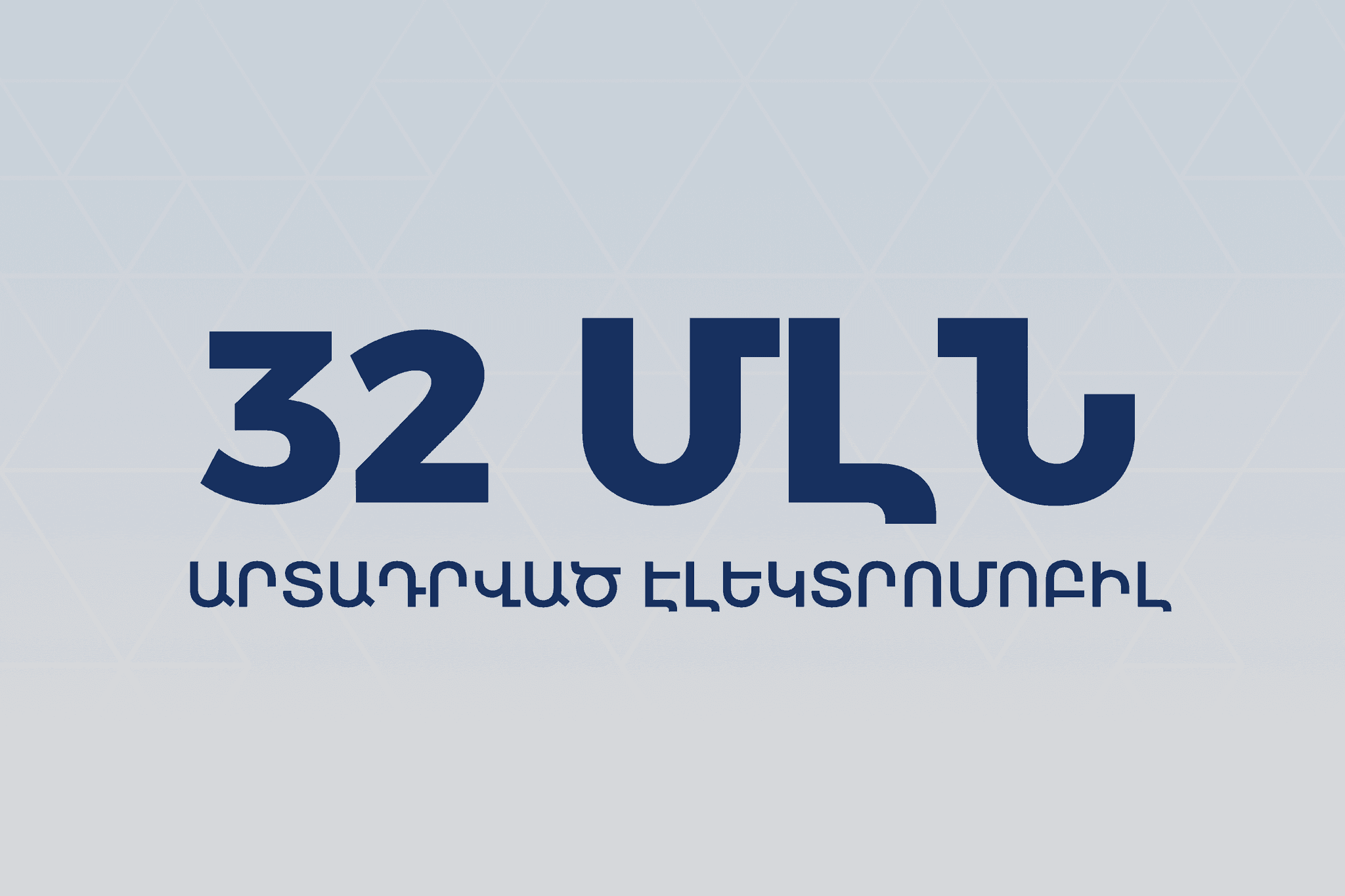 32 մլն. արտադրված էլեկտրոմոբիլ